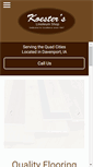 Mobile Screenshot of koestersflooring.net